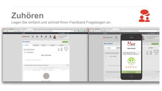 Zuhören
Legen Sie einfach und schnell Ihren Feedback Fragebogen an.

 