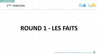 1ère manche
Introduction
Summer Event • Objectif zéro émission : décarbonation du secteur de l'eau • 12 juin 2025 5
ROUND 1 - LES FAITS
 