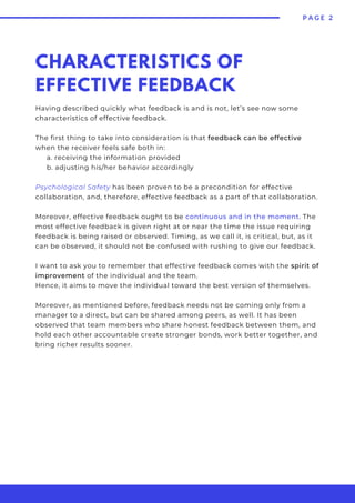 Feedback Your Way - The Ultimate Guide for Effective Feedback | PDF