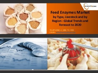 Feed Enzymes Market
by Type, Livestock and by
Region - Global Trends and
Forecast to 2020
TELEPHONE: +1 (855) 711-1555
E-MAIL: sales@researchbeam.com
 
