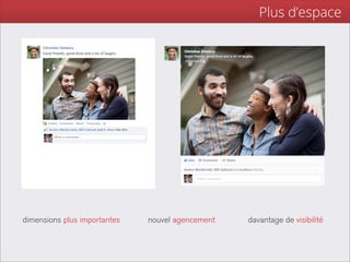 Plus d’espace




dimensions plus importantes   nouvel agencement   davantage de visibilité
 