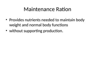 Corpse Ration Comprehensive Guide to Feed Formulation and Livestock Rations for ...