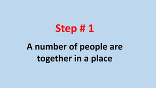 Step # 1
Each of you, please choose
1 behavior you would like
to improve
 