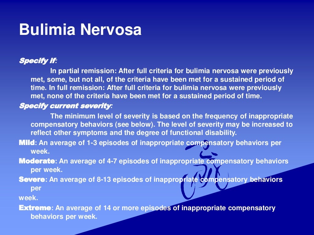 Feeding and eating disorder dsm V