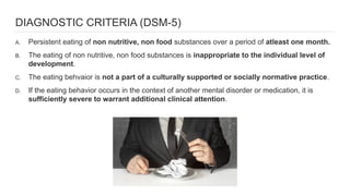 The feeding and eating disorders - DSM 5 disorders | PPTX