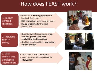 Feeding innovation – Update on the feed innovation toolkit and where we are with FEAST and Techfit