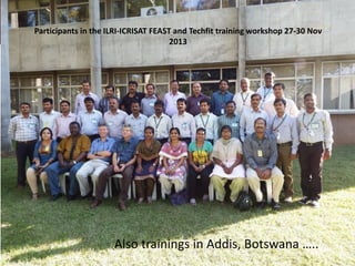 Feeding innovation – Update on the feed innovation toolkit and where we are with FEAST and Techfit