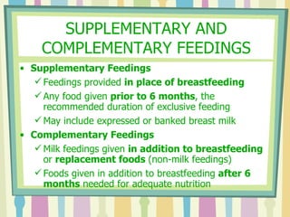 Feeding Of Infants And Children | PPT
