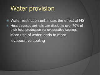 Goat Restriction Feeding strategies for livestock and poultry in relation with climatic ...