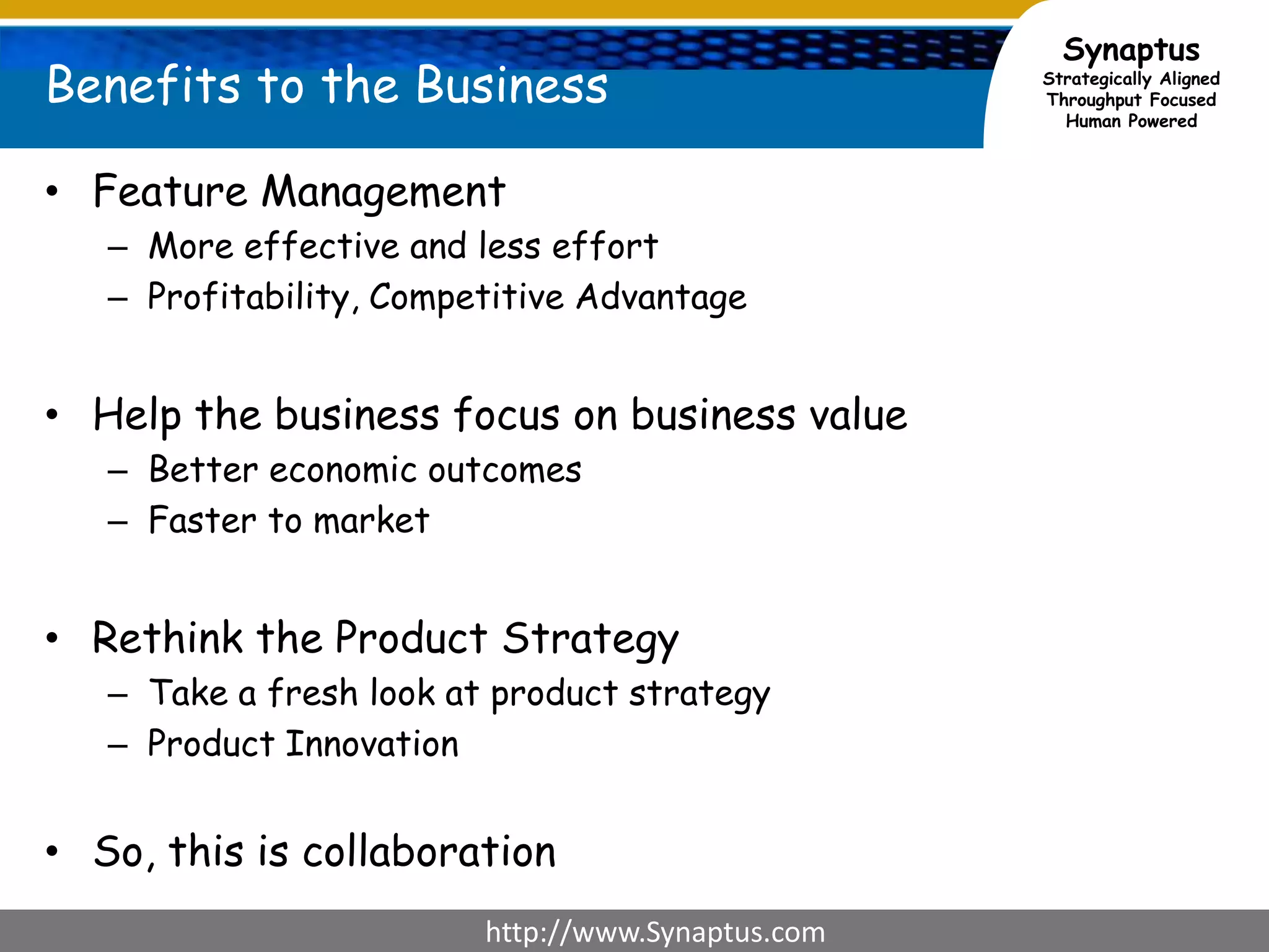 ID Capabilities – See the end user value streamControllingValueAddedSupporting
