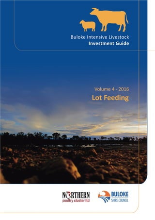 Lot Feeding Investment Guide | 2016 || 1
 