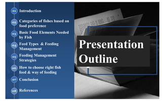 Feed management in aquaculture farm | PPT