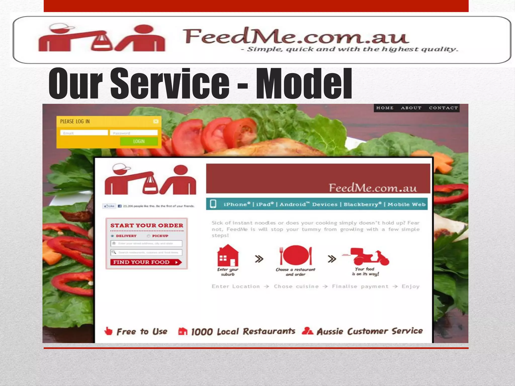 Our Service - Model
 