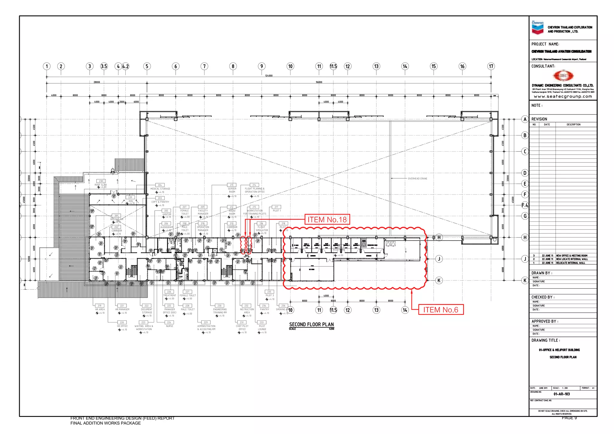 FRONT END ENGINEERING DESIGN (FEED) REPORT   PAGE 9
FINAL ADDITION WORKS PACKAGE
 