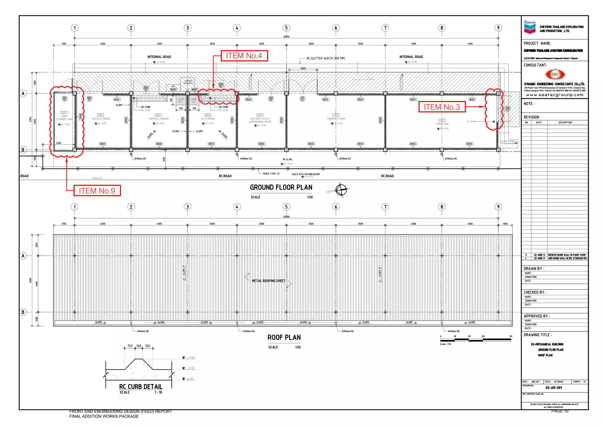 FRONT END ENGINEERING DESIGN (FEED) REPORT   PAGE 10
FINAL ADDITION WORKS PACKAGE
 