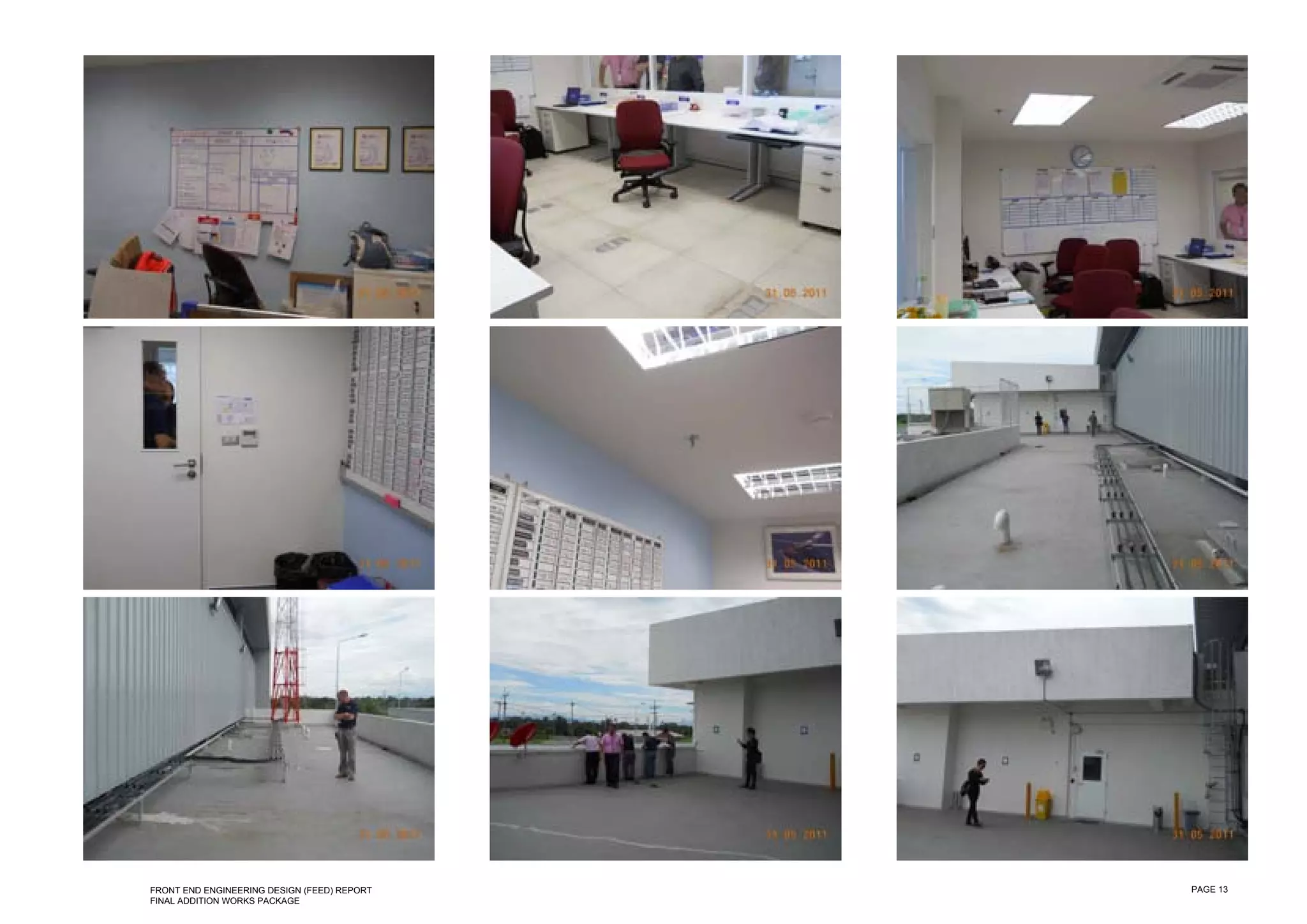 FRONT END ENGINEERING DESIGN (FEED) REPORT   PAGE 13
FINAL ADDITION WORKS PACKAGE
 