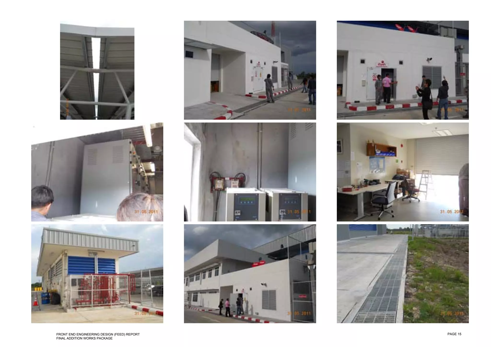 FRONT END ENGINEERING DESIGN (FEED) REPORT   PAGE 15
FINAL ADDITION WORKS PACKAGE
 