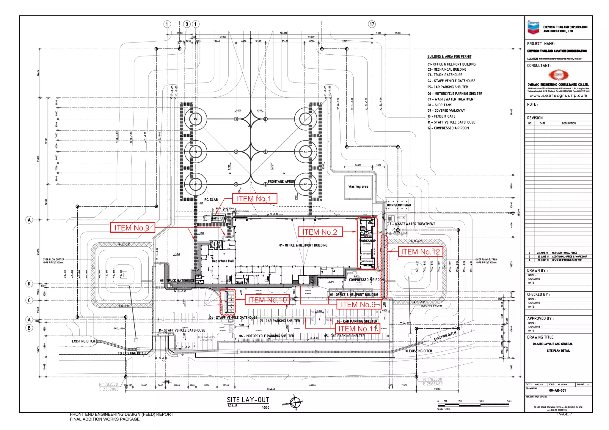 FRONT END ENGINEERING DESIGN (FEED) REPORT   PAGE 7
FINAL ADDITION WORKS PACKAGE
 