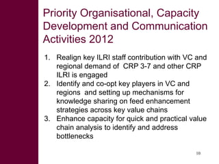 Update on feeds and forages component 1.3