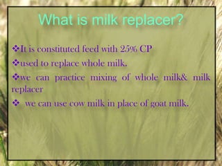 Nutrient requirements of goats