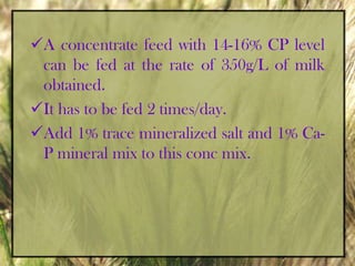 MineralsGoat milk is rich in minerals