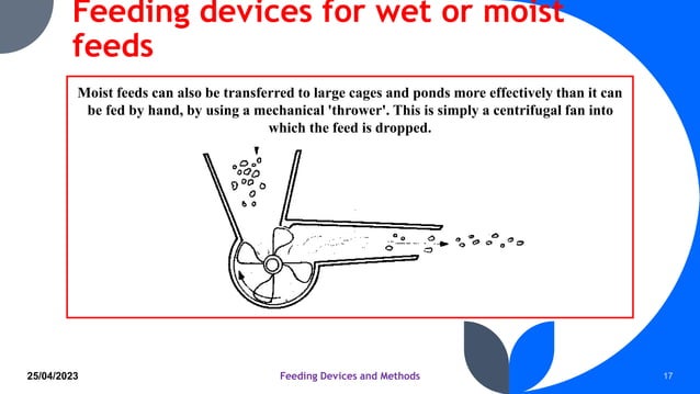 Fish Feeding device and methods , Feed technology.pptx | Agriculture ...