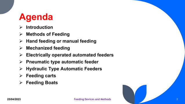 Fish Feeding device and methods , Feed technology.pptx | Agriculture ...