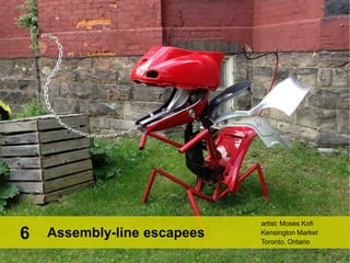 “Inside/Out” temporary display
from Detroit Institute of Arts on
Liberty St., Ann Arbor, Michigan
Boundary-free art museums6
 