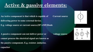 Overview of electronic devices and circuits. | PPTX