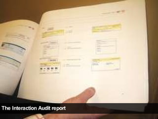 The Interaction Audit report 