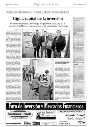 Feelcapital en el Foro de Inversión y Mercados Financieros de Gijón 