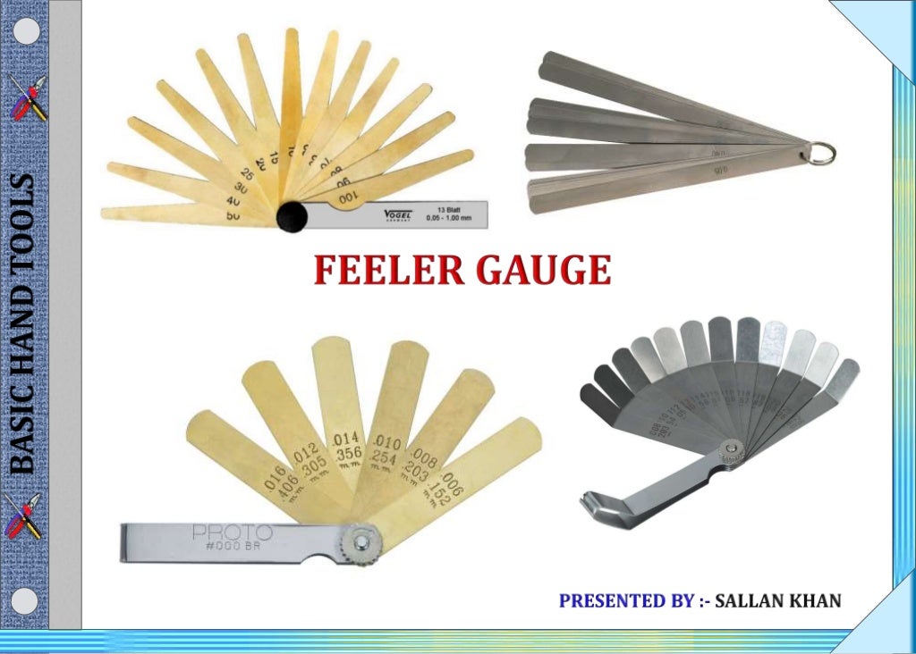 Feeler gauge