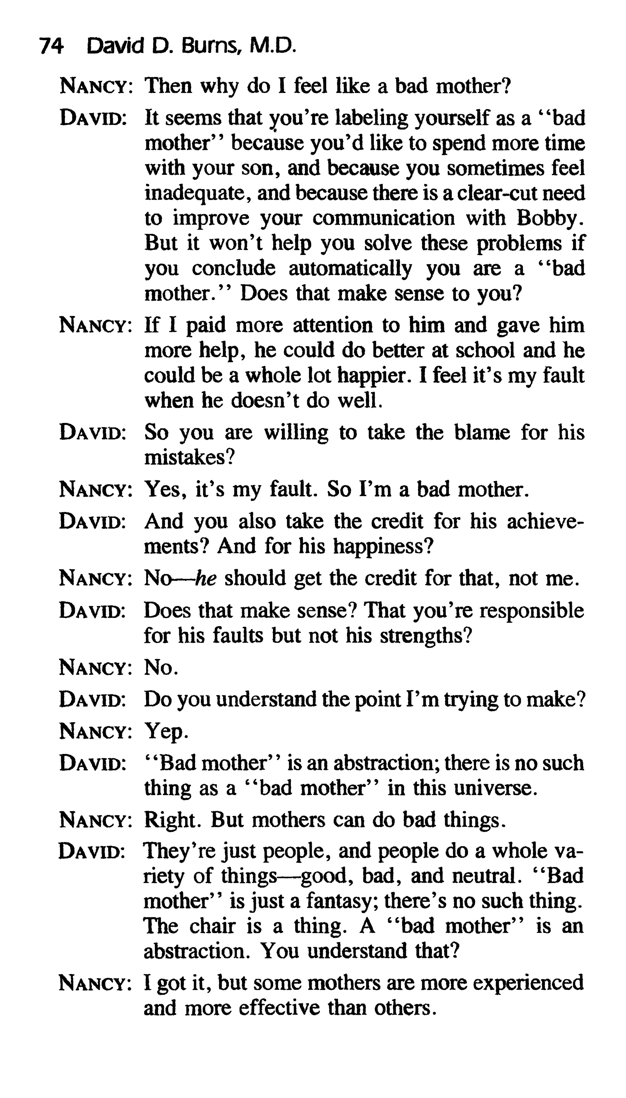 Feeling good the new mood therapy david burns