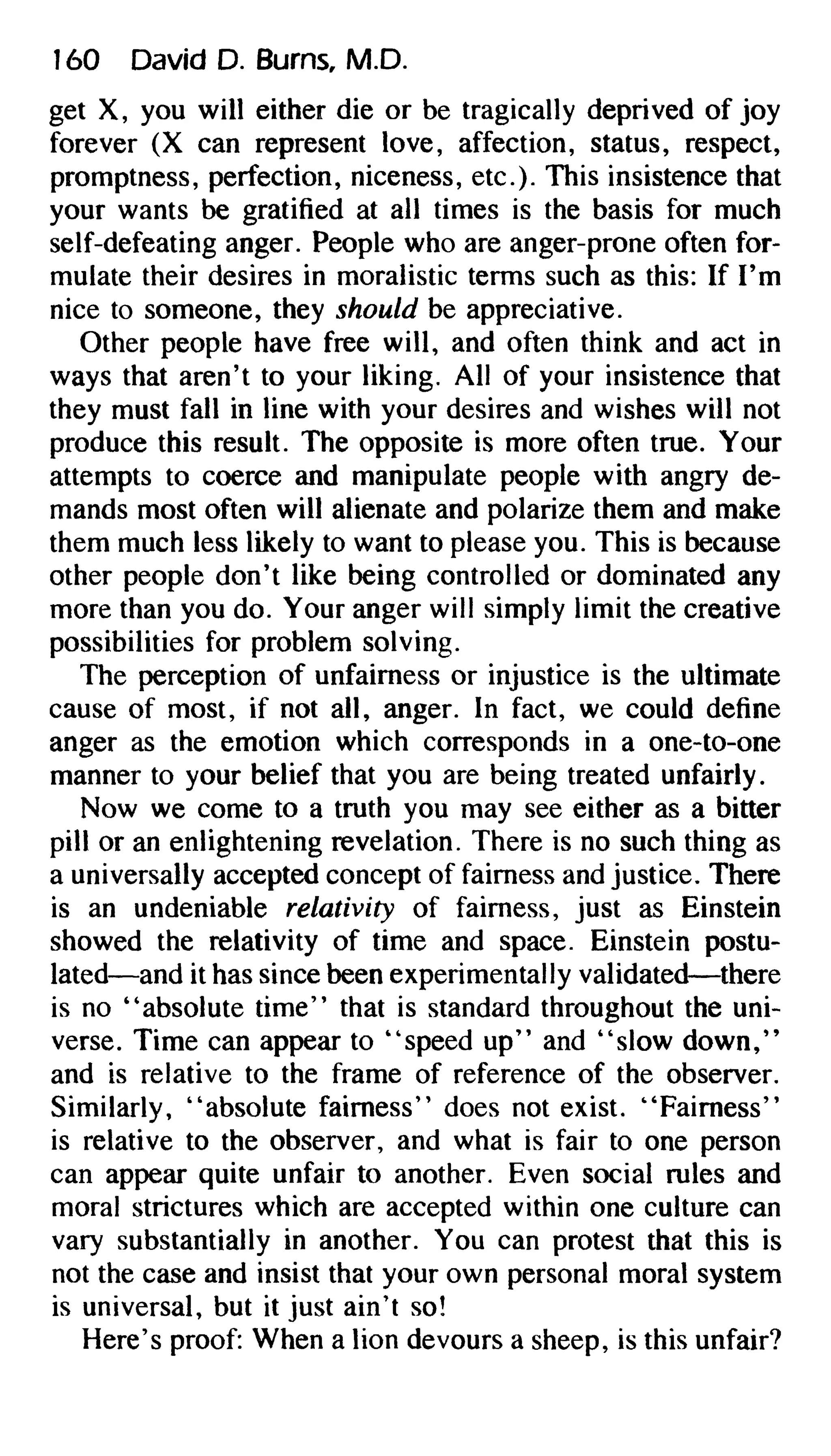 Feeling good the new mood therapy david burns