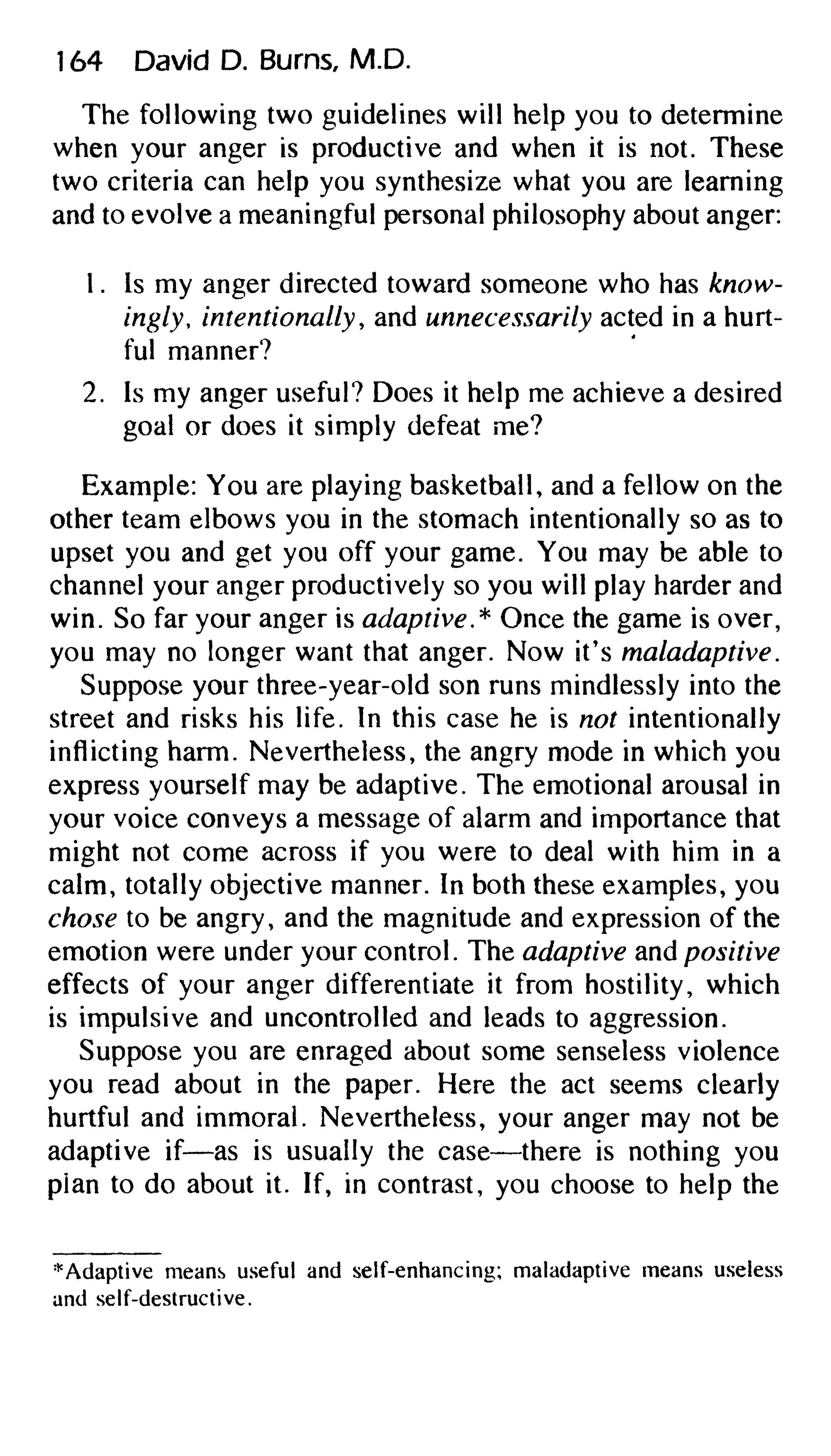 Feeling good the new mood therapy david burns