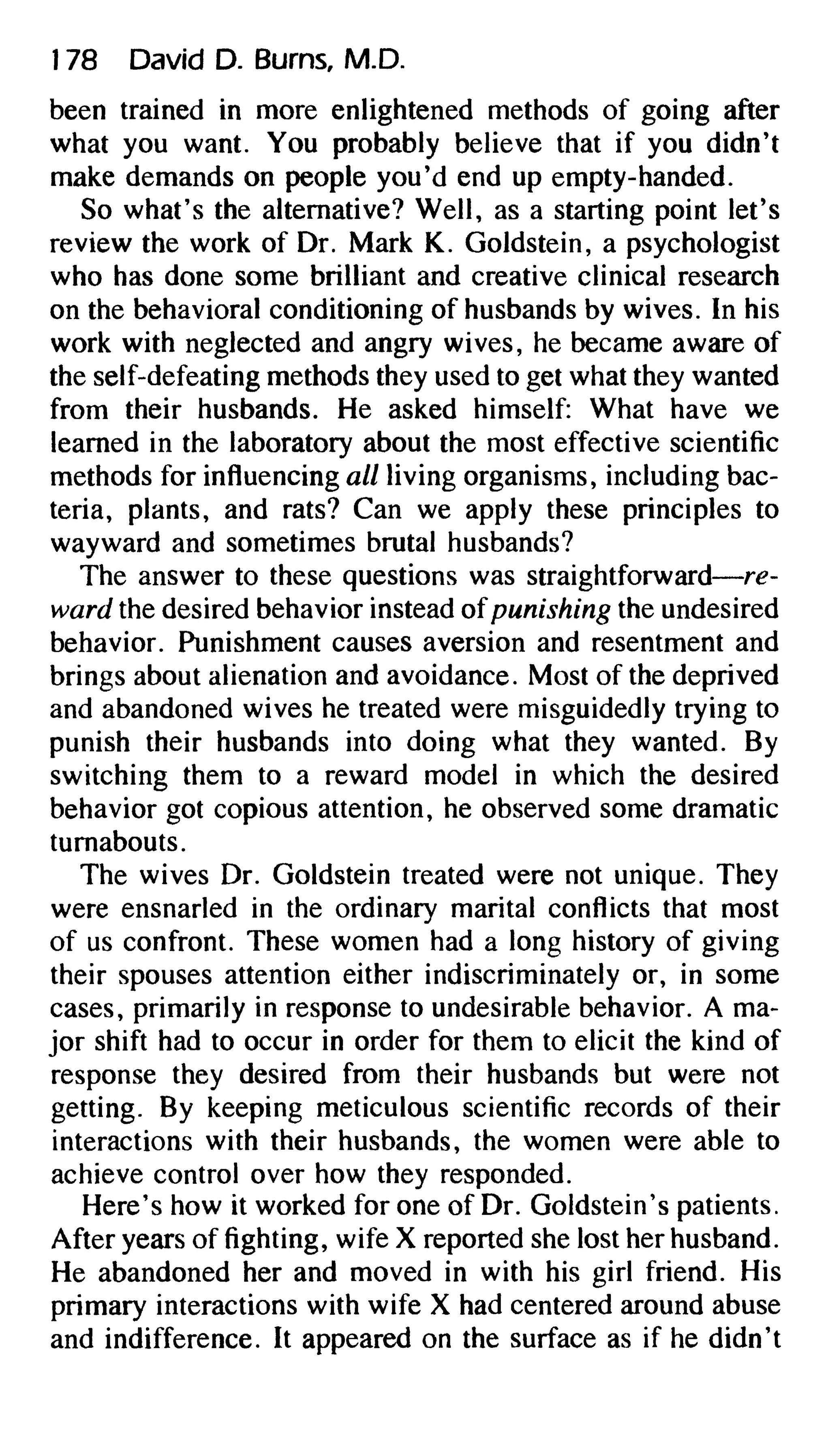 Feeling good the new mood therapy david burns