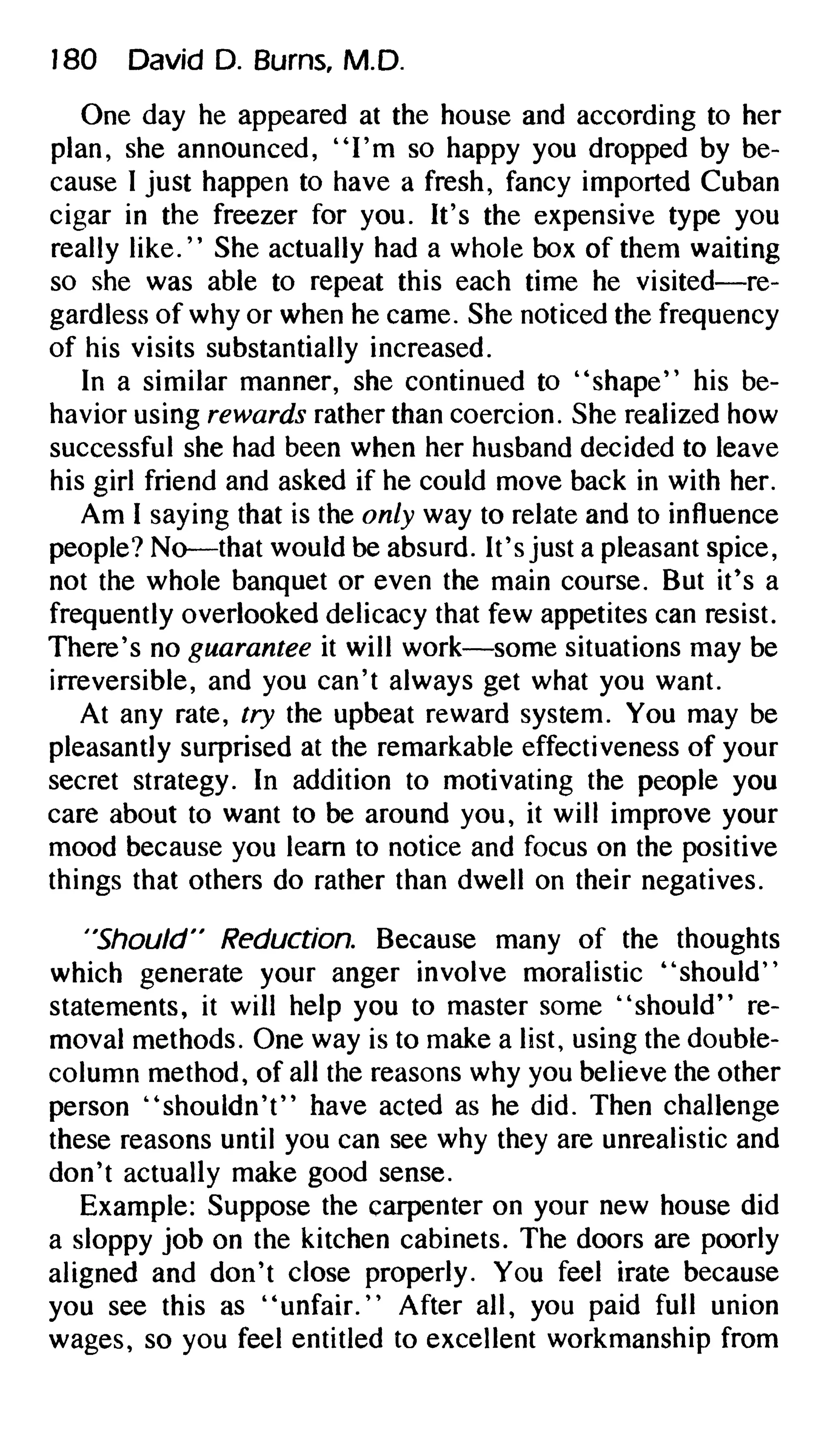 Feeling good the new mood therapy david burns