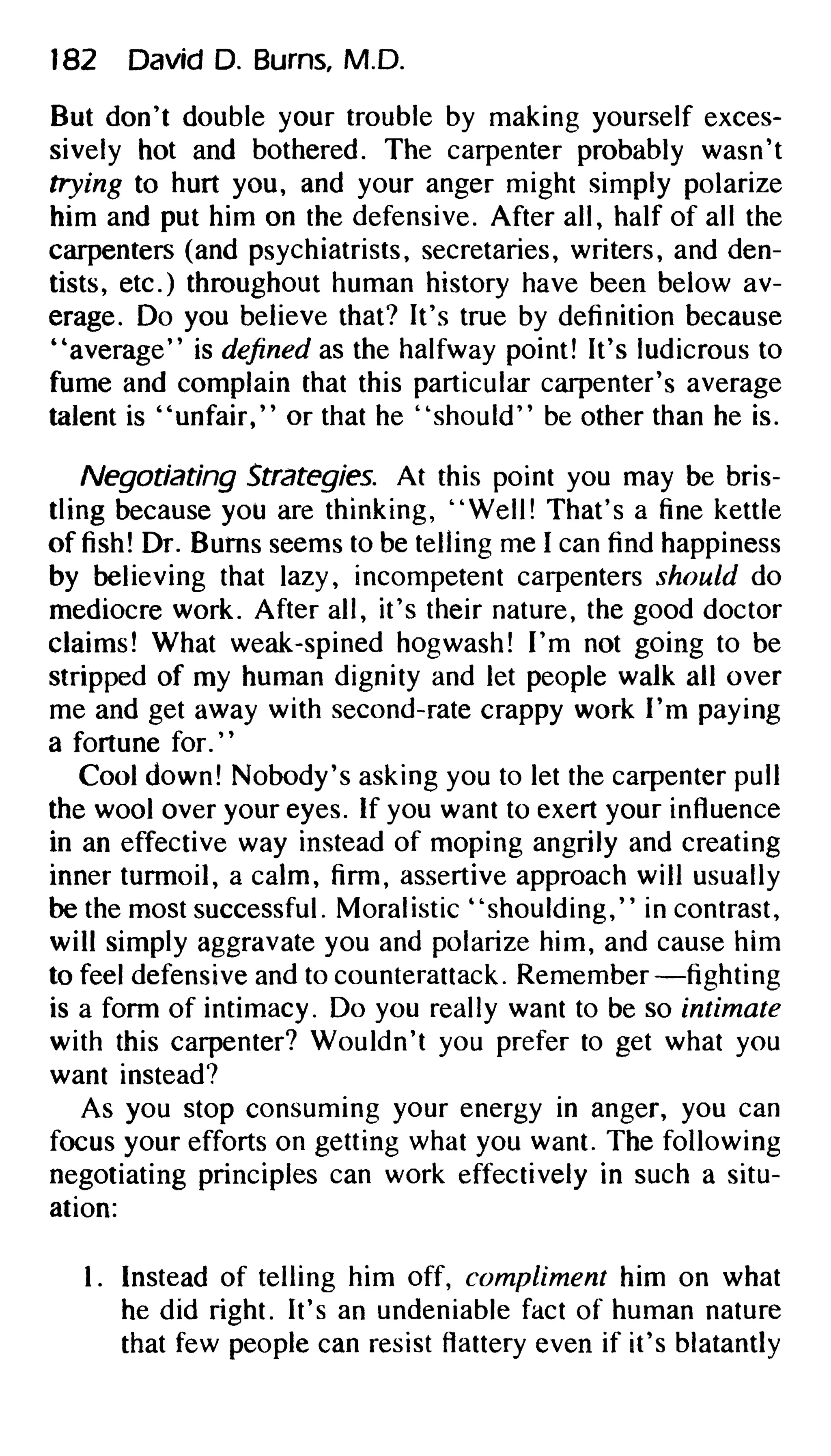 Feeling good the new mood therapy david burns