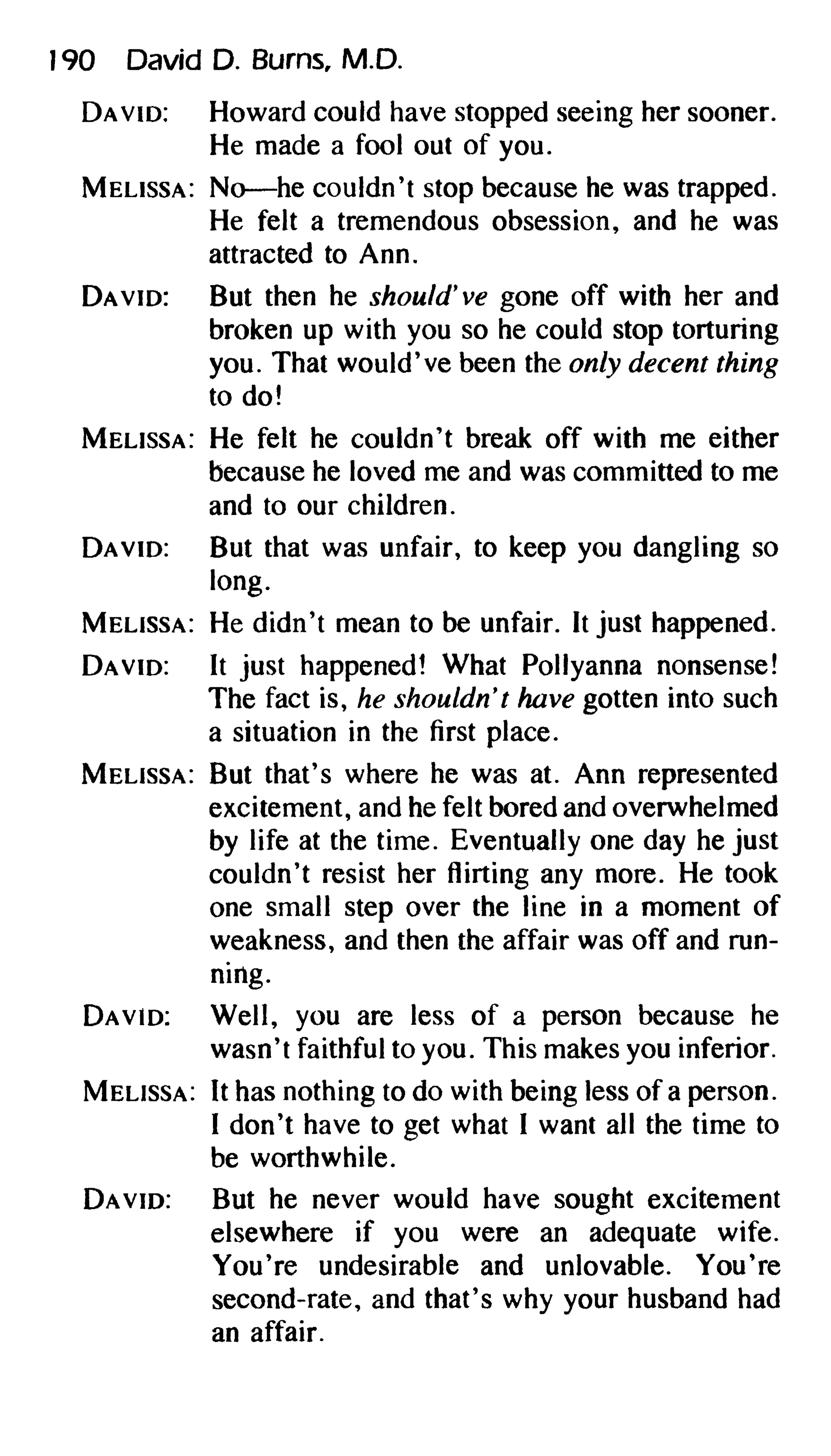 Feeling good the new mood therapy david burns