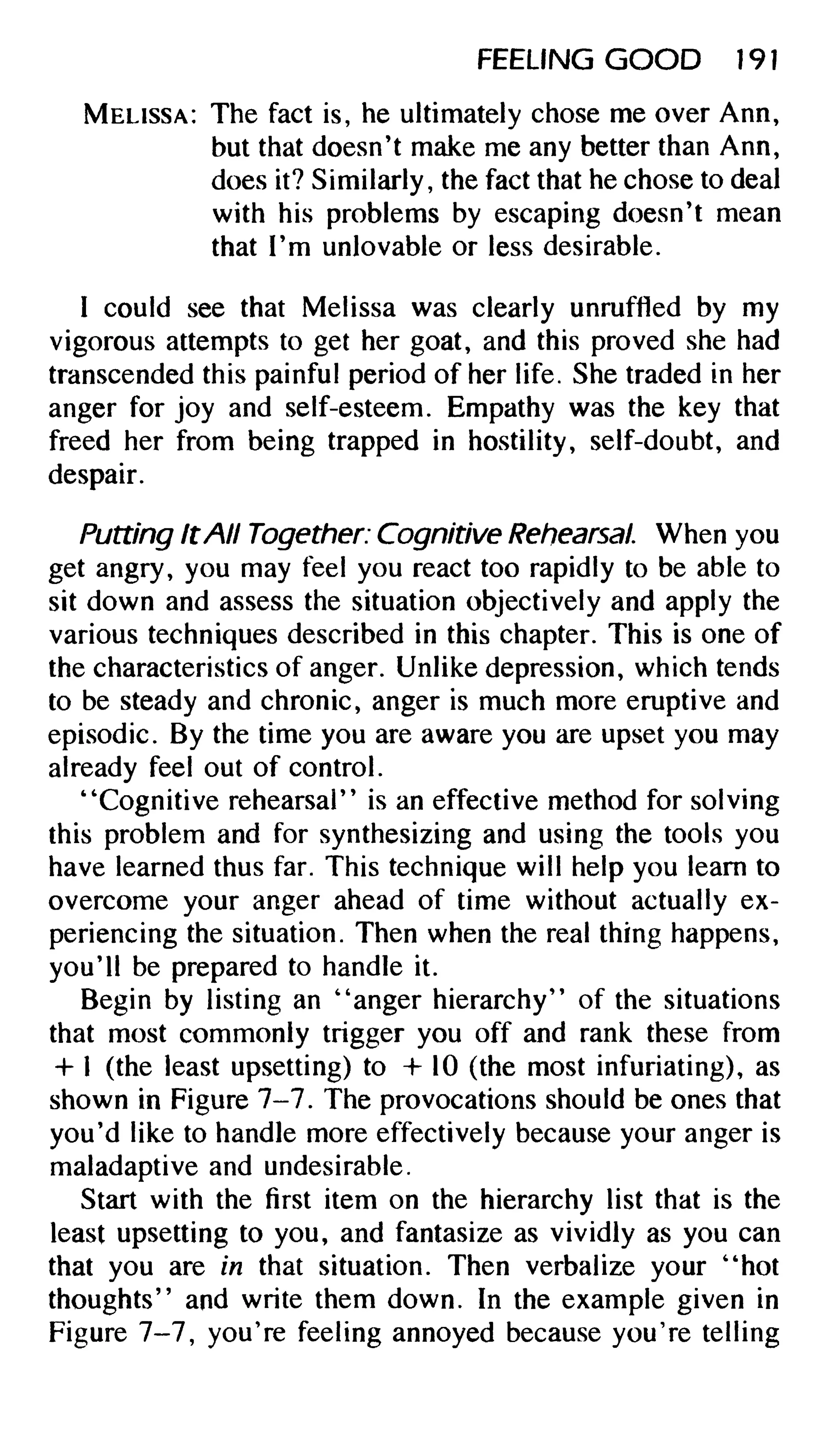 Feeling good the new mood therapy david burns