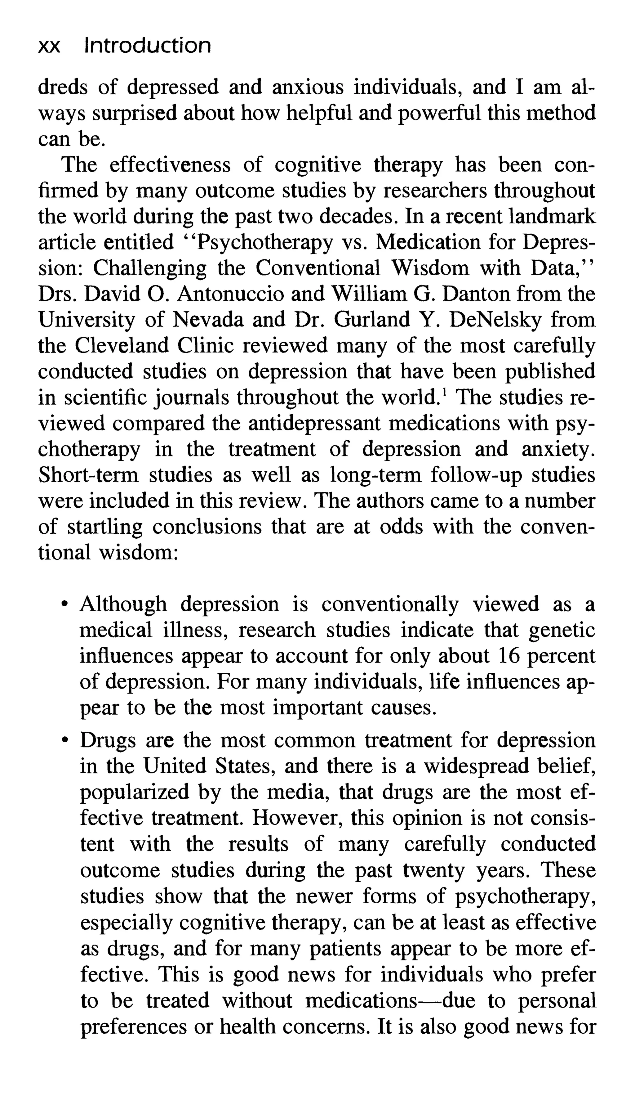 Feeling good the new mood therapy david burns