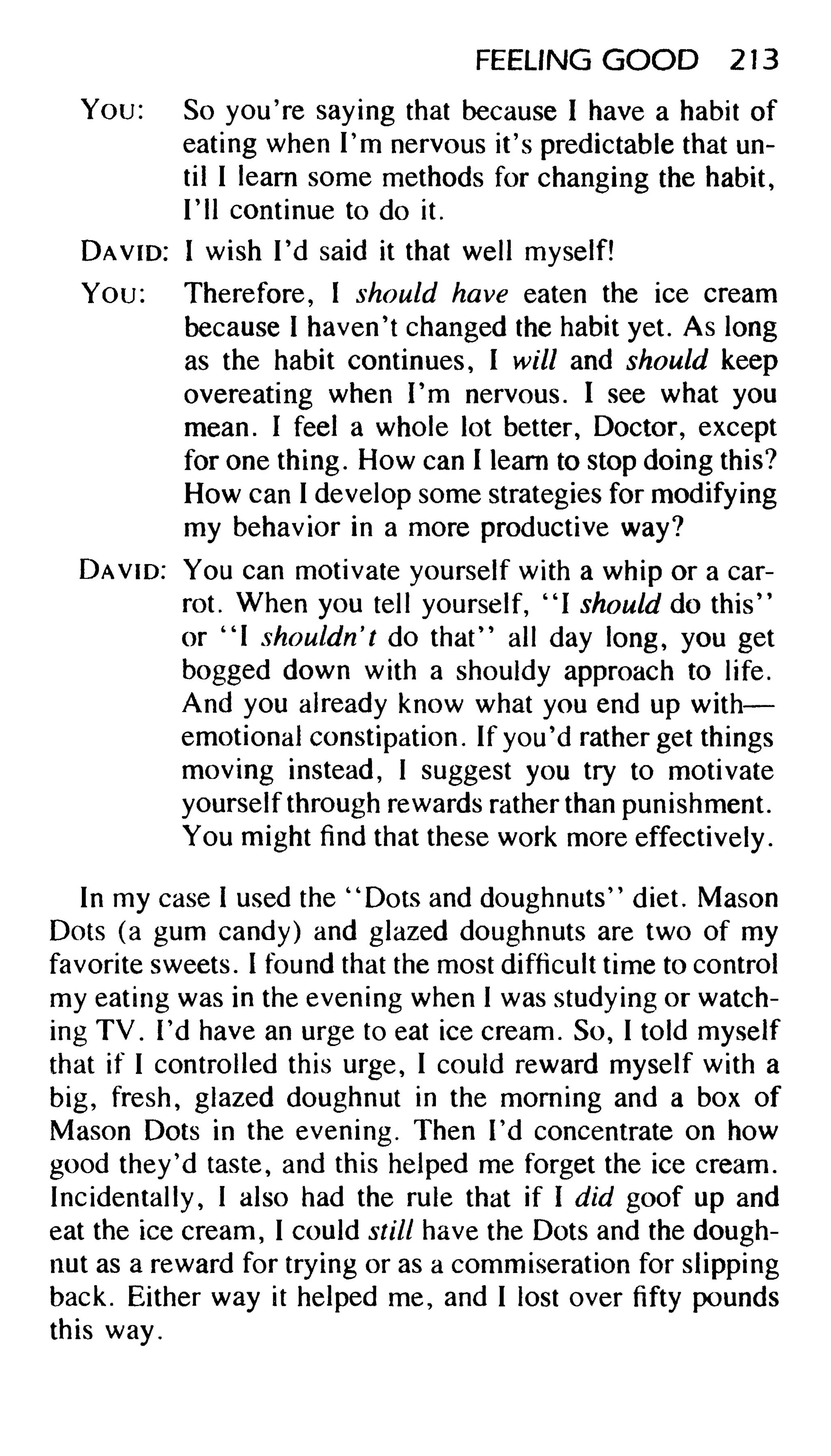 Feeling good the new mood therapy david burns