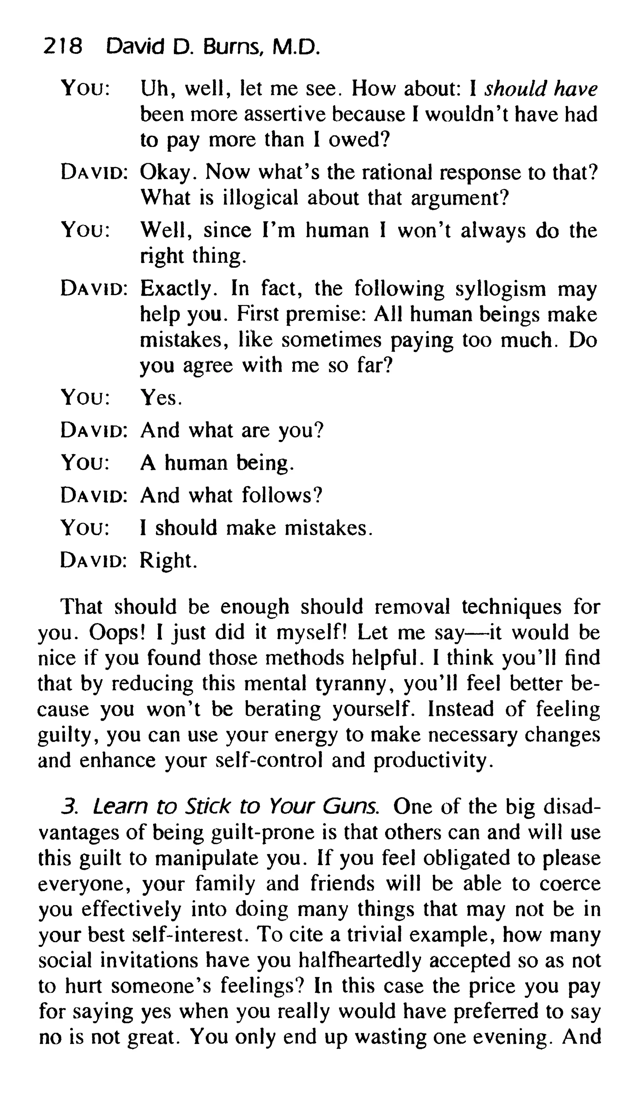 Feeling good the new mood therapy david burns