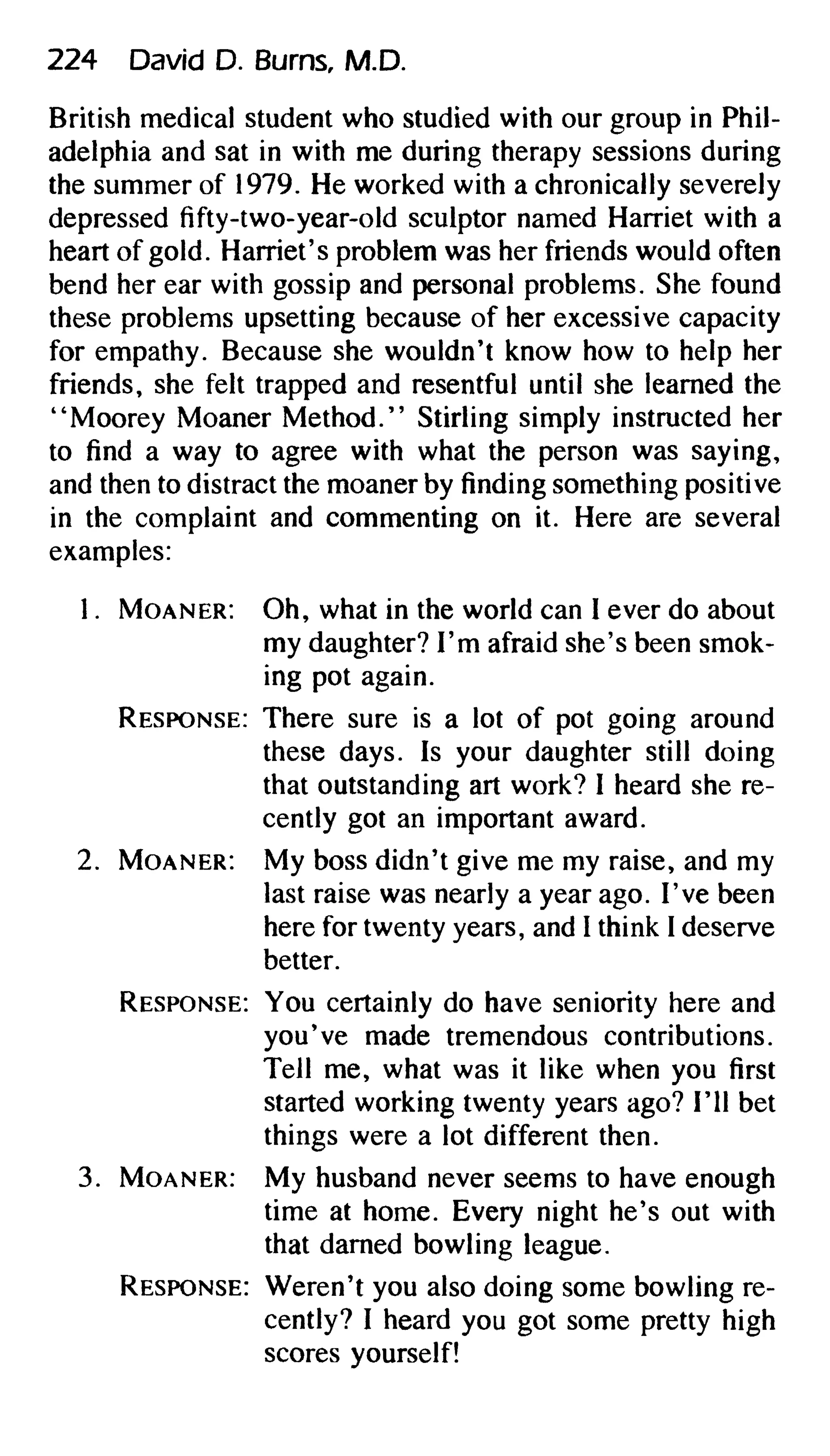 Feeling good the new mood therapy david burns