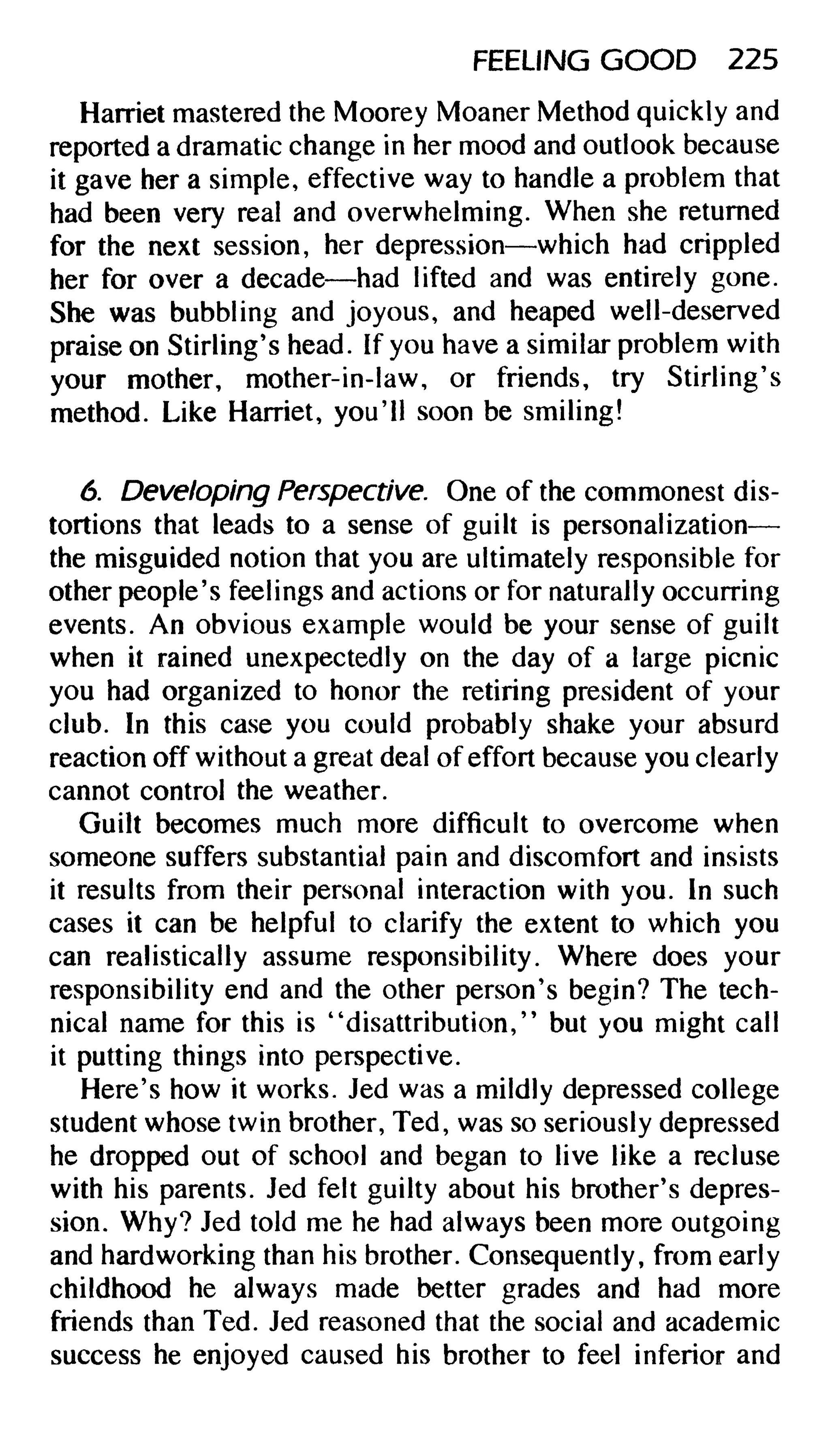 Feeling good the new mood therapy david burns