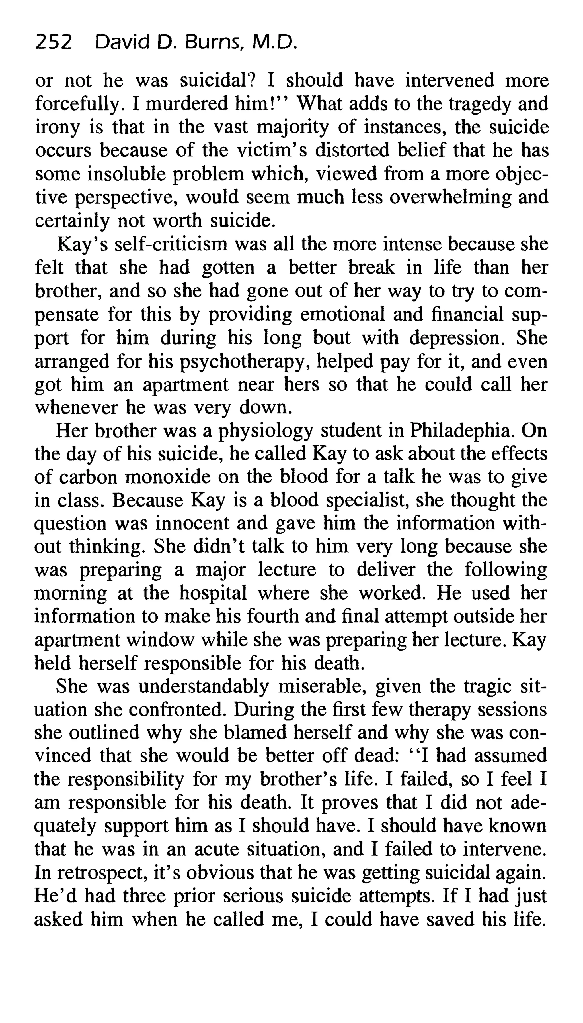 Feeling good the new mood therapy david burns