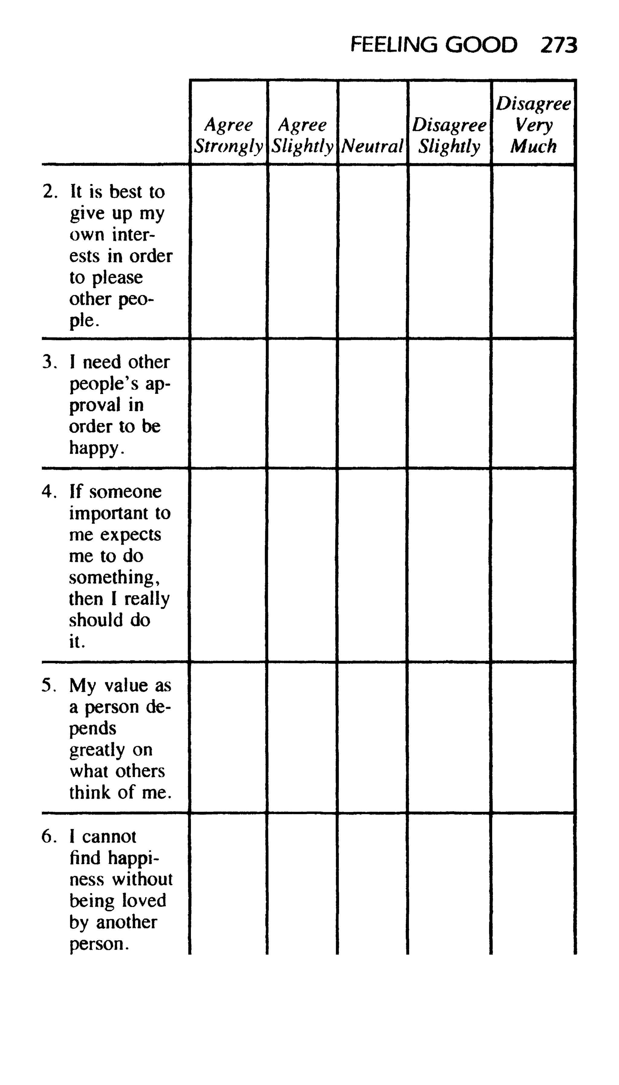 Feeling good the new mood therapy david burns