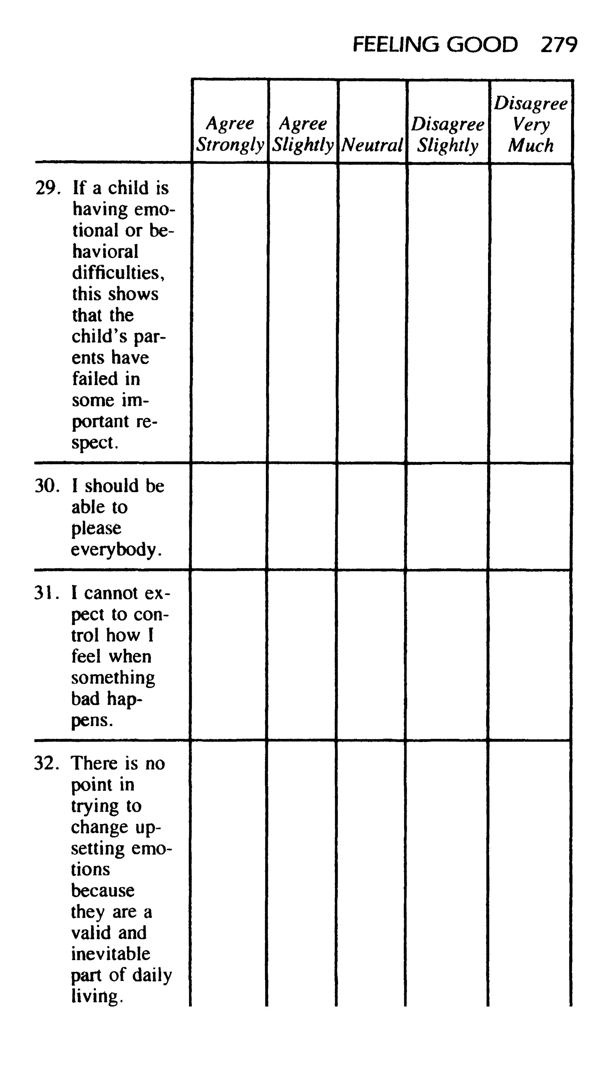 Feeling good the new mood therapy david burns