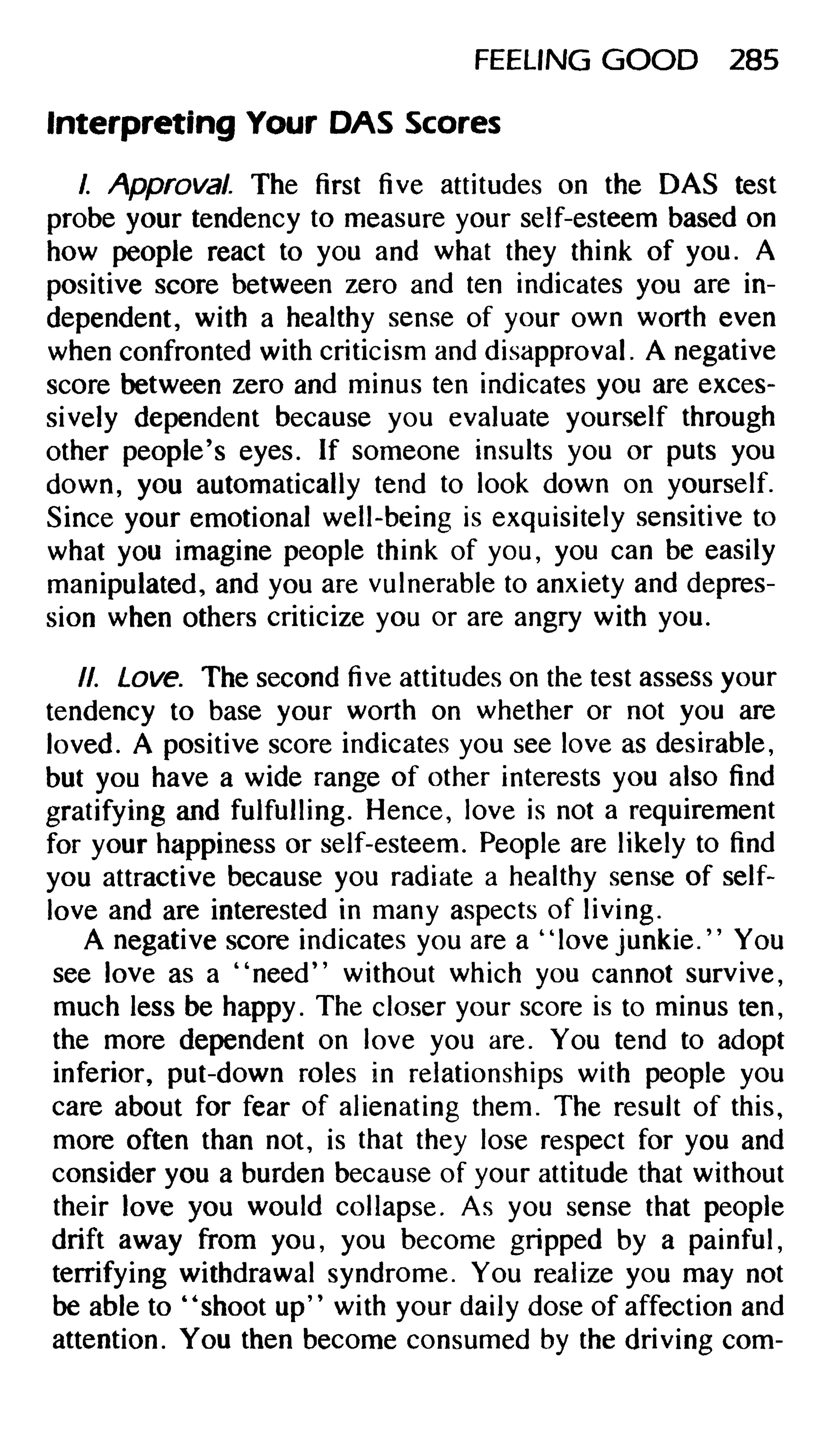 Feeling good the new mood therapy david burns