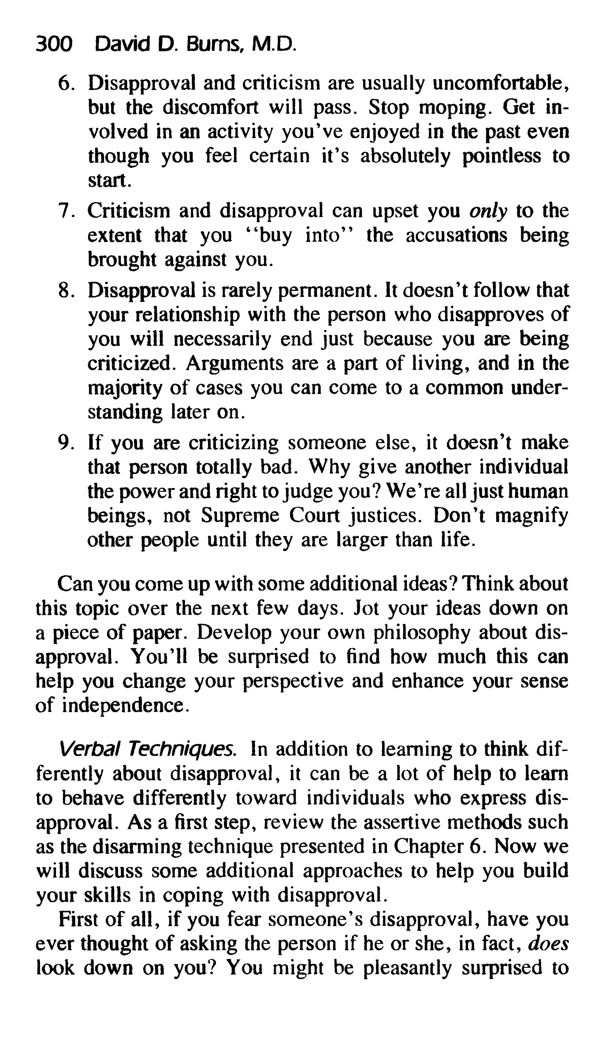 Feeling good the new mood therapy david burns